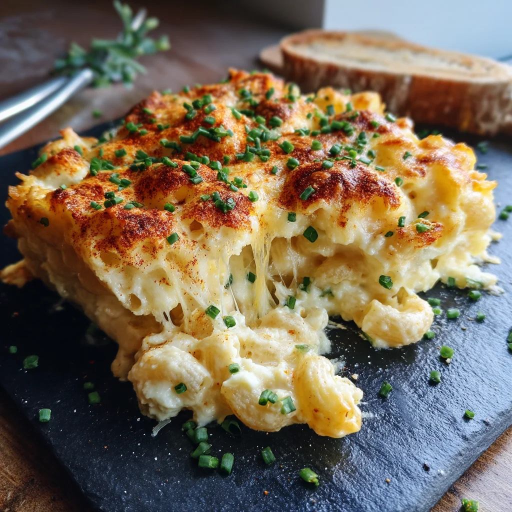5-Ingredient Baked Cottage Cheese Mac and Cheese Recipe