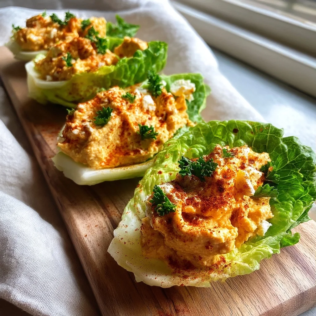 creamy cottage cheese hummus veggie cups with fresh herbs in white ceramic dish, golden roasted edges visible