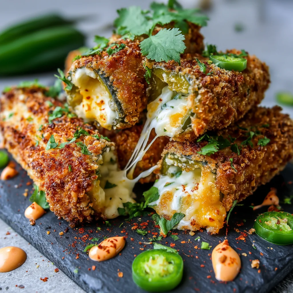 golden high protein jalapeño popper bites with creamy cheese filling and crispy edges in a white ceramic dish