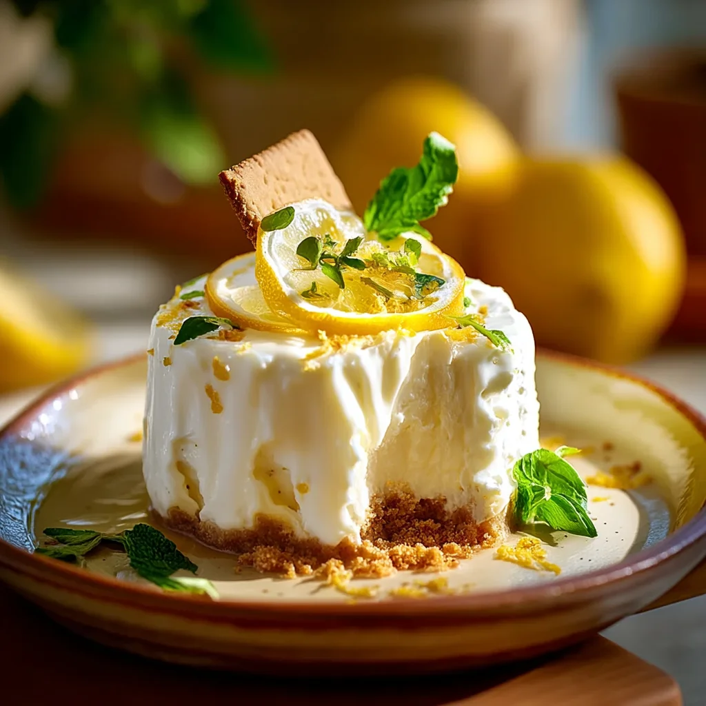 creamy lemon cottage cheese cheesecake dip served in a white ceramic dish with golden edges and fresh zest garnish